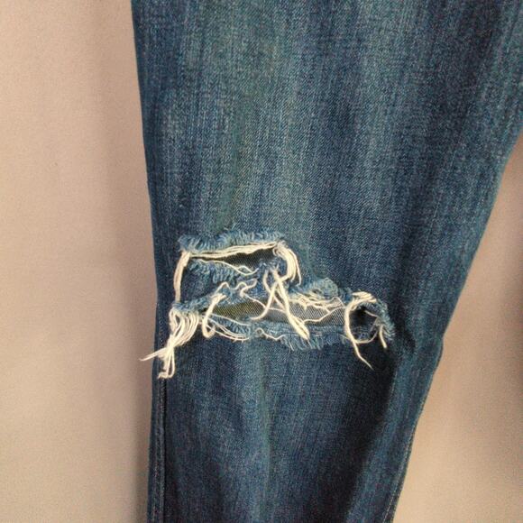 Kimes Ranch Jeans Mens 31x40 Blue Dillon Distressed Western - Picture 3 of 10